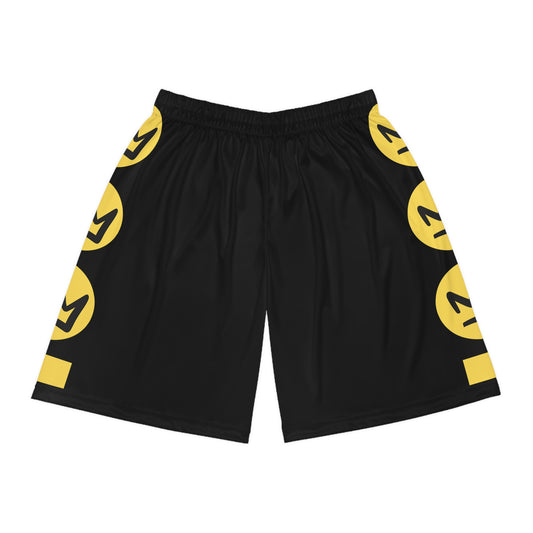 Full Out Premium Collection Basketball Shorts – Vibrant Unisex Dance Shorts with Bold Streetwear Graphics Down the Legs