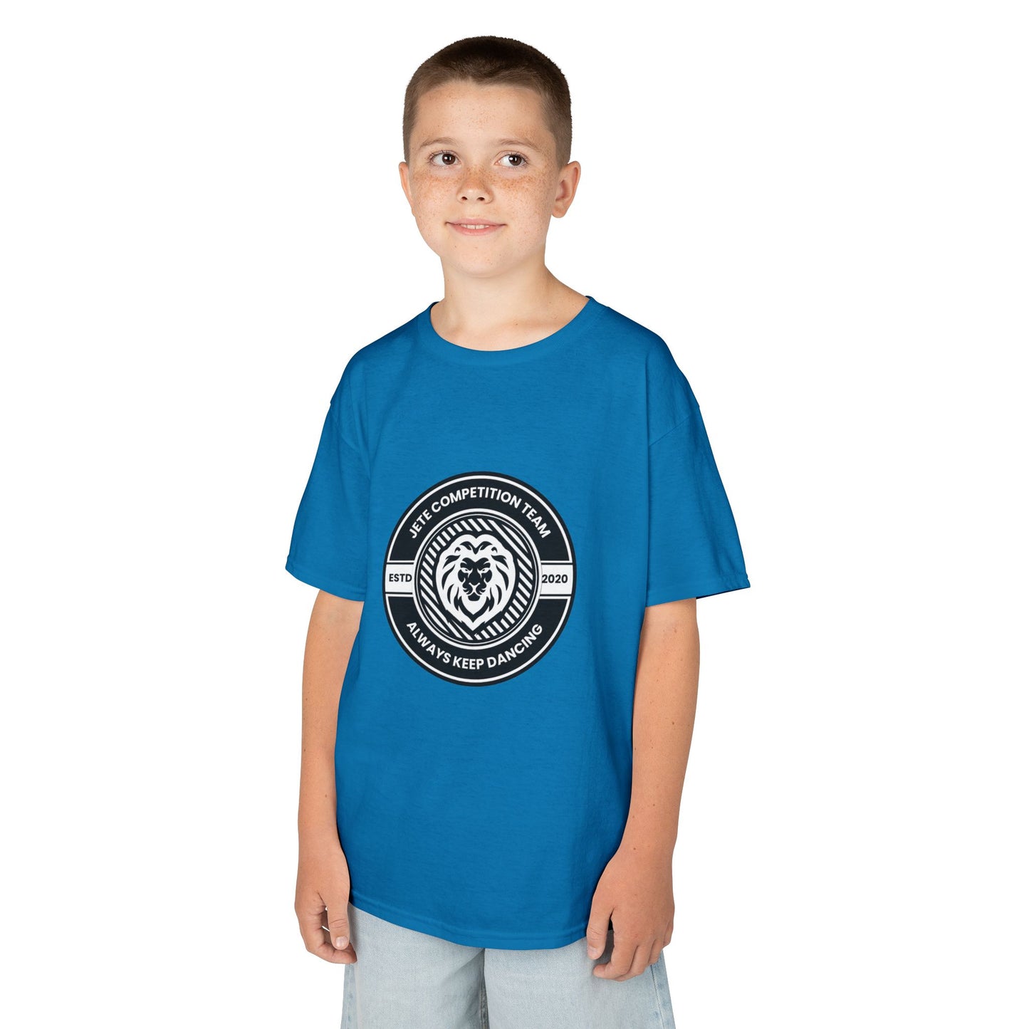 "Jeté Competition Team – Always Keep Dancing" Collegiate Graphic Tee - Youth Dance Team T-Shirt