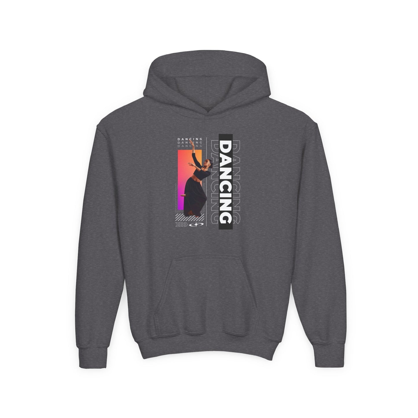 “Dancing” Female Dancer Streetwear Graphic | Unisex Youth Hoodie – Dance Hoodie for Kids & Young Performers