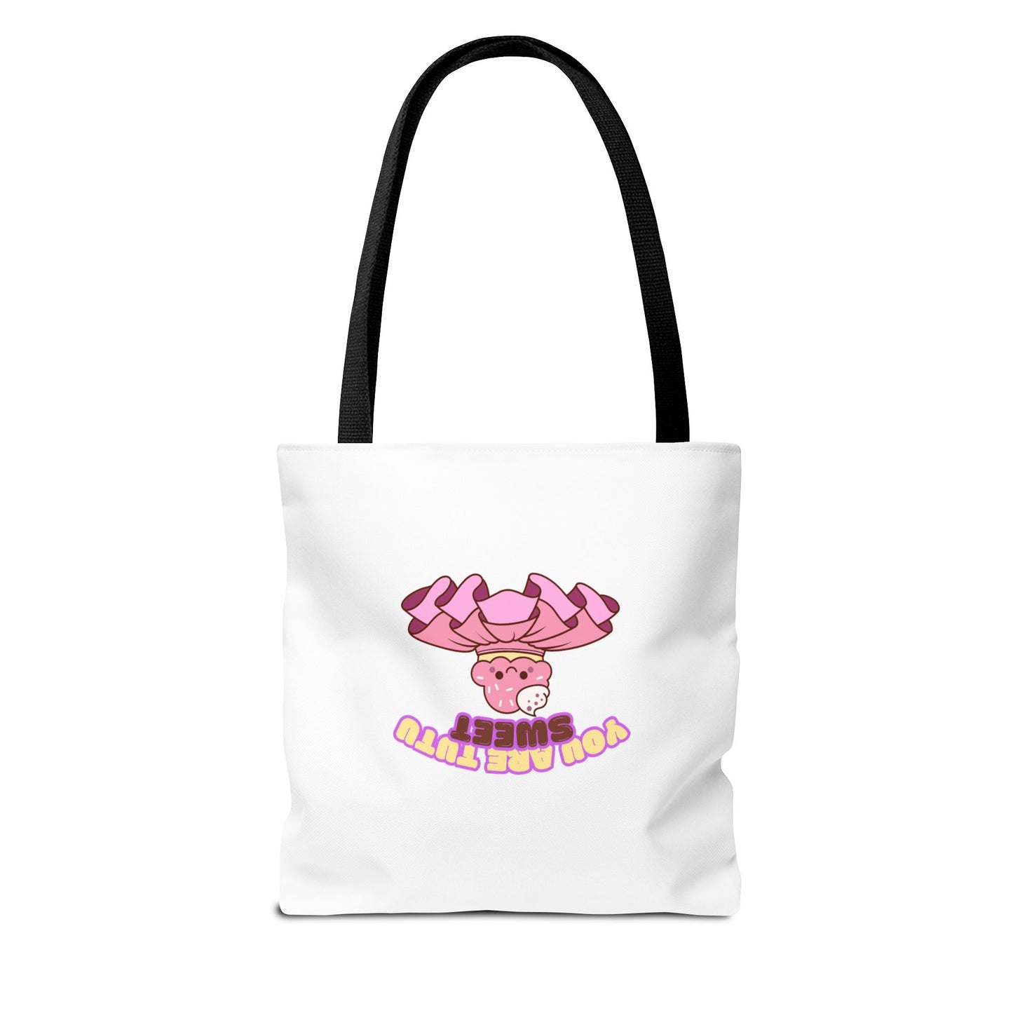 "You Are Tutu Sweet" Kawaii Cupcake Dance Tote Bag – Cute Canvas Bag for Dancers, Dance Moms & Ballet Lovers | Dance Gift Idea