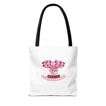 "You Are Tutu Sweet" Kawaii Cupcake Dance Tote Bag – Cute Canvas Bag for Dancers, Dance Moms & Ballet Lovers | Dance Gift Idea