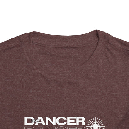 “Tiny Dancer" Toddler Short Sleeve T-Shirt – Streetwear-Inspired Ballet Class Graphic Tee for Kids