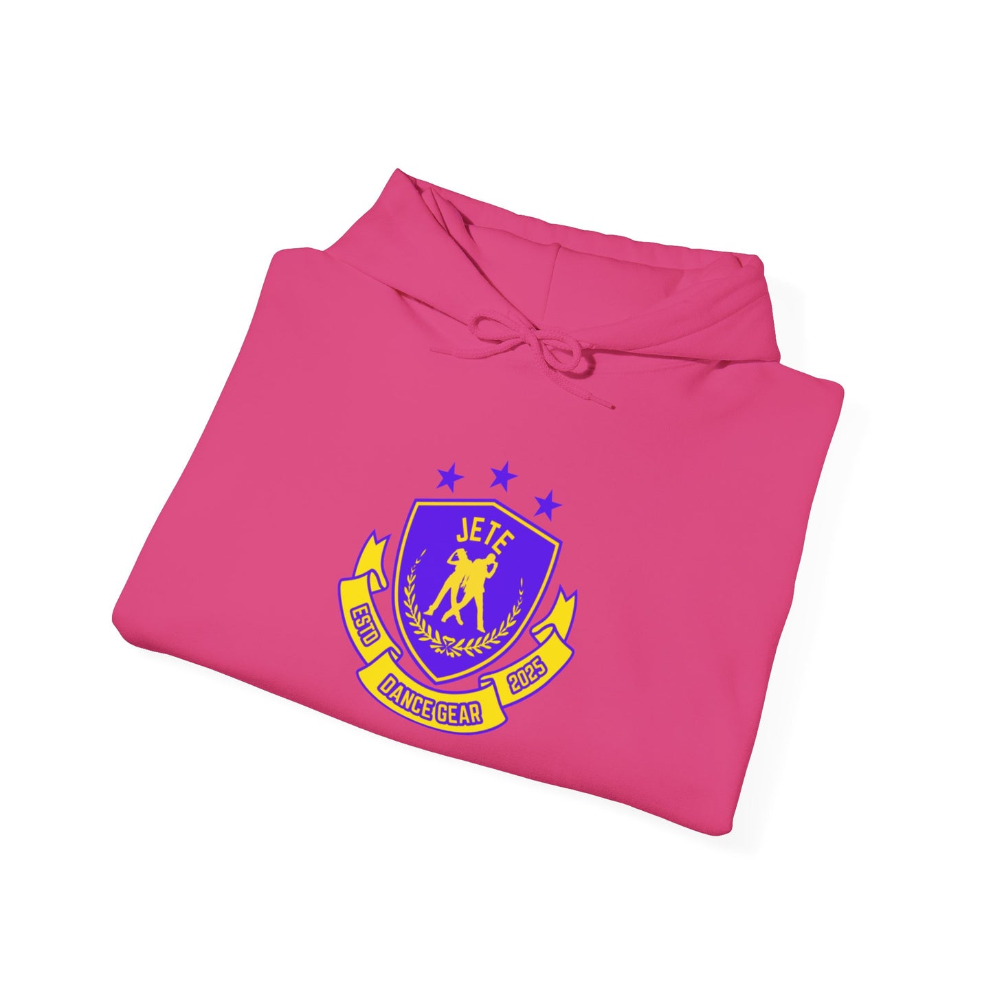 "Jeté Dance Gear" Unisex Hooded Sweatshirt – Collegiate Style Dance Hoodie for Dancers & Dance Lovers