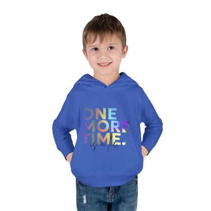 "One More Time Is a Lie" Toddler Dance Hoodie – Funny Colorful Graphic Pullover for Kids