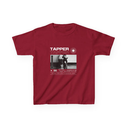 “Tapper” Youth Short Sleeve Tee – Streetwear-Inspired Tap Dance T-Shirt with Tap Shoes Graphic