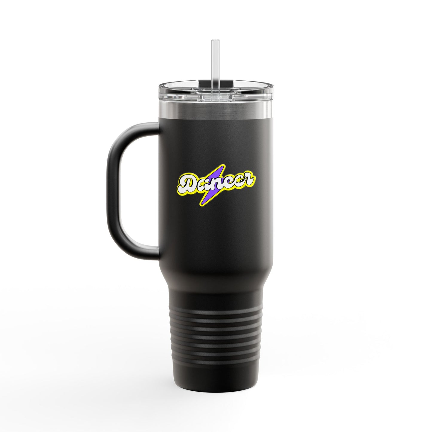 "Dancer" Superhero 40oz Insulated Travel Mug – Bold Stainless Steel Tumbler for Dance Lovers