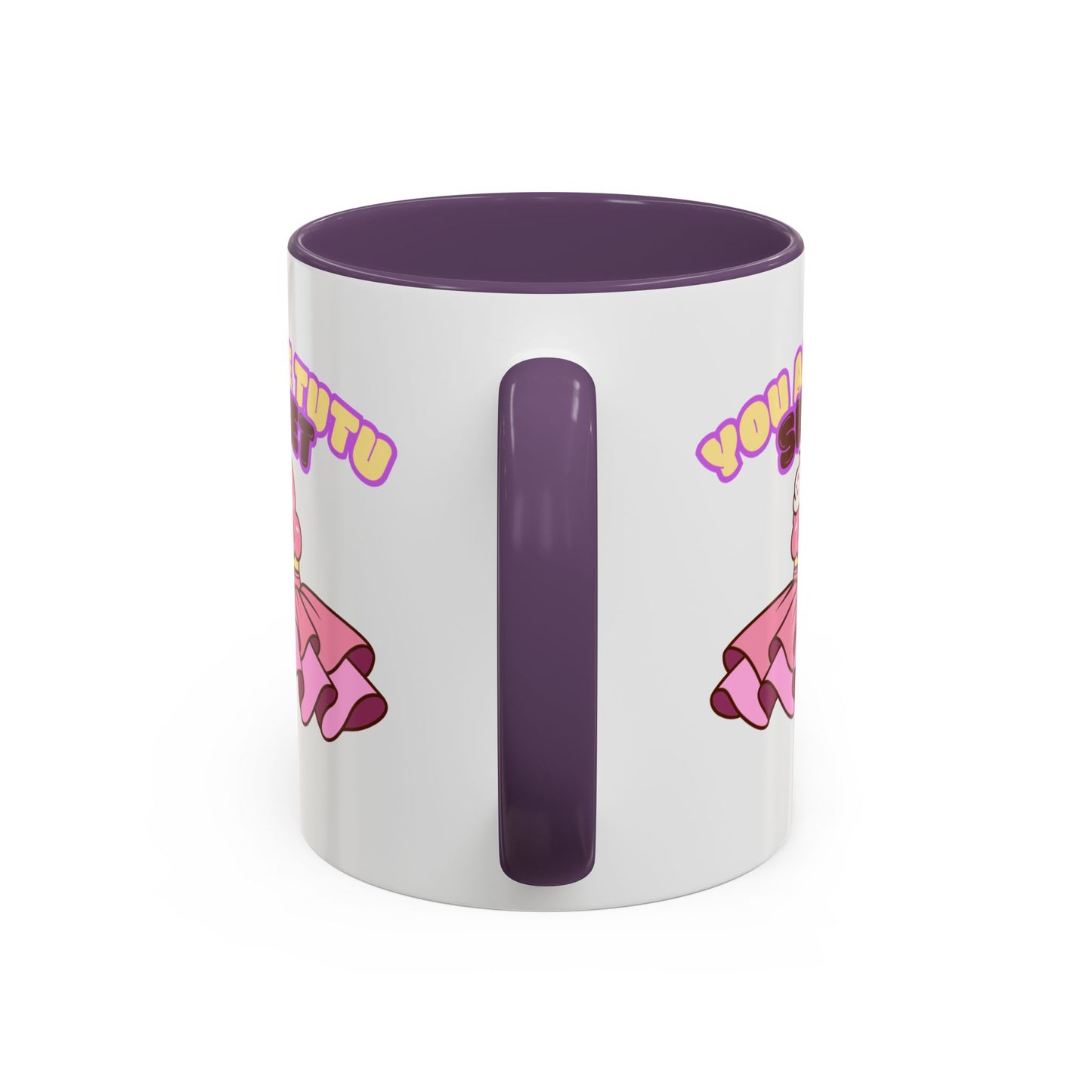 "You Are Tutu Sweet" Accent Coffee Mug – Cute Ballet Pun with Kawaii Ceramic Mug for Dancers and Dance Lovers