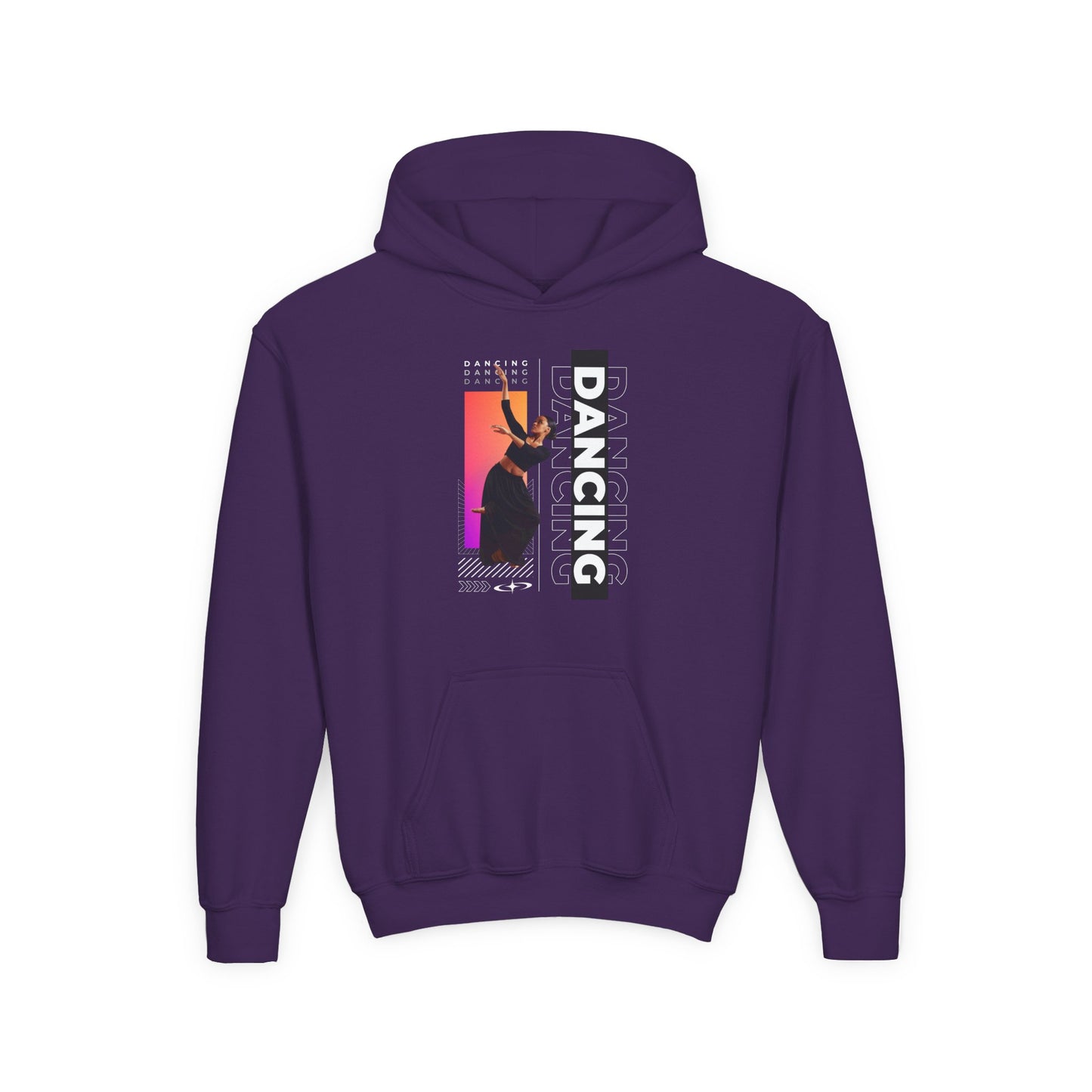 “Dancing” Female Dancer Streetwear Graphic | Unisex Youth Hoodie – Dance Hoodie for Kids & Young Performers