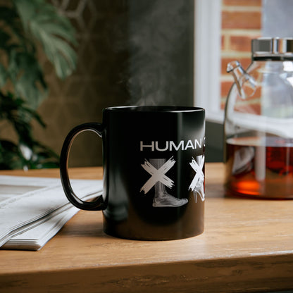 "Human or Dancer" Accent Coffee Mug – Dance-Themed Mug with Cute X-Ray Foot Design for Dancers, Ballet Teachers, and Dance Lovers