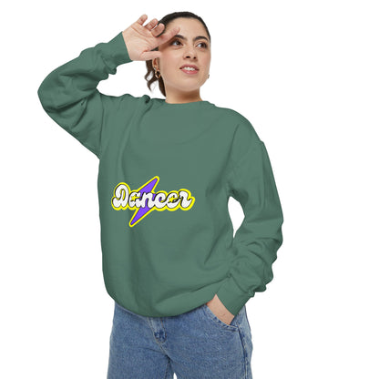 "Dancer" Unisex Lightweight Crewneck Sweatshirt – Superhero-Inspired Graphic Pullover for Dance Lovers & Performers