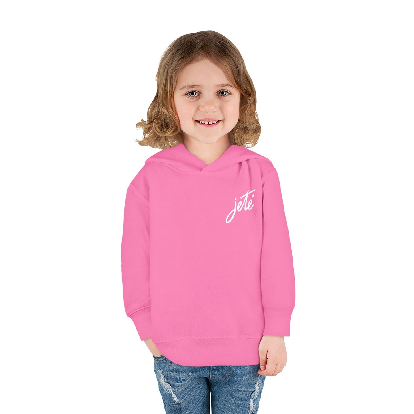 “Jeté” Official  Logo | Ballet & Dance Hoodie for Kids & Young Dance Enthusiasts - Toddler Pullover Hoodie