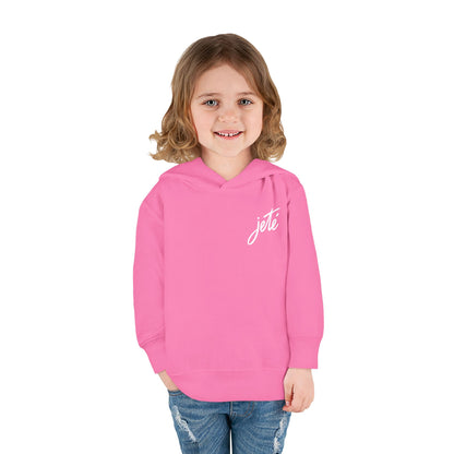 “Jeté” Official  Logo | Ballet & Dance Hoodie for Kids & Young Dance Enthusiasts - Toddler Pullover Hoodie