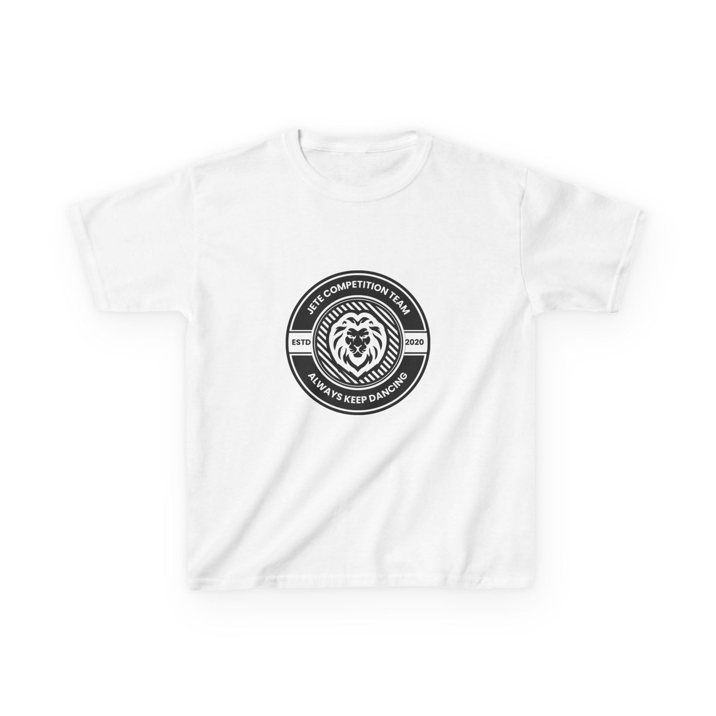 "Jeté Competition Team – Always Keep Dancing" Collegiate Graphic Tee - Youth Dance Team T-Shirt