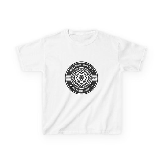 "Jeté Competition Team – Always Keep Dancing" Collegiate Graphic Tee - Youth Dance Team T-Shirt