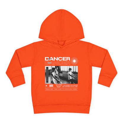 “Dancer” Toddler Pullover Hoodie – Streetwear-Inspired Ballet Class Graphic Sweatshirt for Kids”