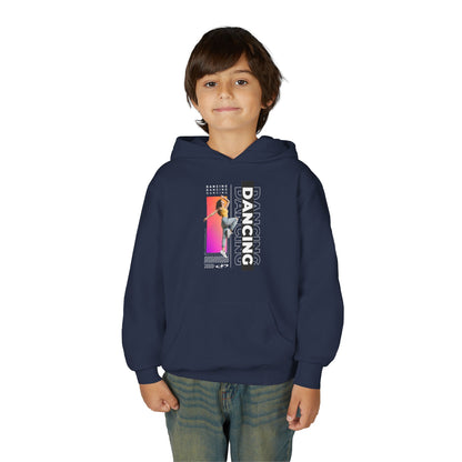 “Dancing” Female Dancer Streetwear Graphic | Unisex Youth Hoodie – Dance Hoodie for Kids & Young Performers