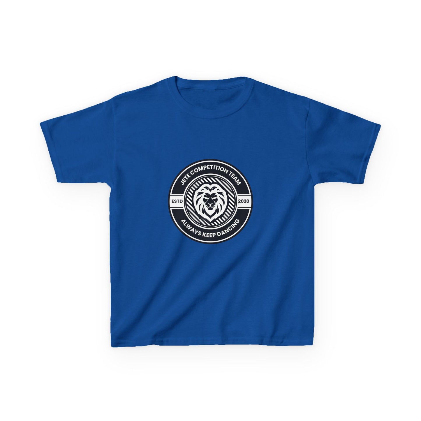 "Jeté Competition Team – Always Keep Dancing" Collegiate Graphic Tee - Youth Dance Team T-Shirt