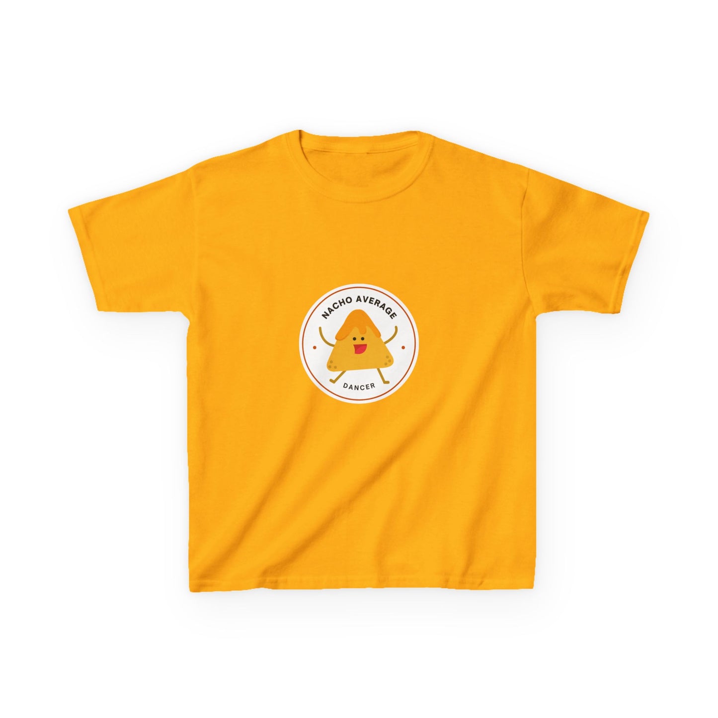 "Nacho Average Dancer" Youth Dance T-Shirt – Cute Nacho Graphic Tee for Kids Who Love to Dance