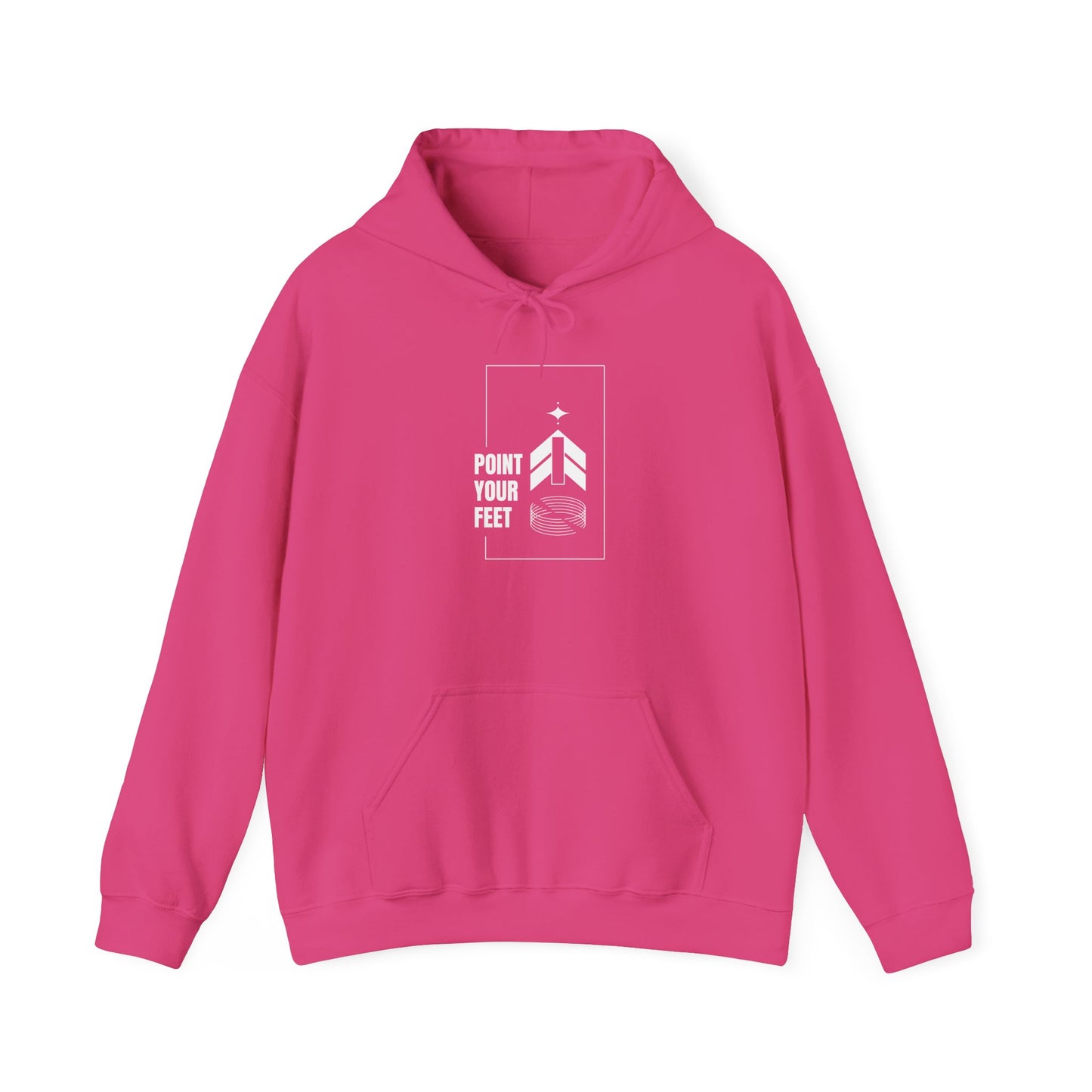 "Point Your Feet" Streetwear Dance Hoodie – Unisex Heavy Blend™ Hooded Sweatshirt for Dancers & Ballet Lovers