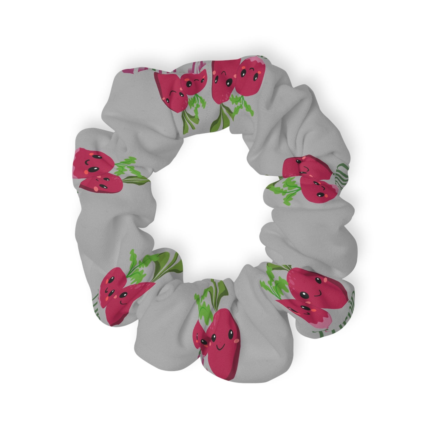 "Turnip the Beet” Scrunchie – Funny Dance Pun Hair Accessory with Cute Pepper Graphic