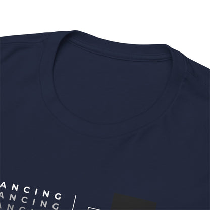 “Dancing” Streetwear-Inspired Male Dancer Unisex Heavy Cotton Tee – Urban Dance Graphic T-Shirt for Performers and Dance Lovers