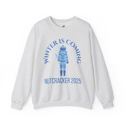 “Winter Is Coming Nutcracker 2025” ADULT Sweatshirt – Unisex Heavy Blend Crewneck | Holiday Dance Sweatshirt for Ballet Dancers