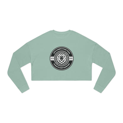 "Jeté Competition Team – Always Keep Dancing" Women’s Cropped Dance Sweatshirt – Collegiate-Inspired Graphic | Stylish Dance Team Apparel for Her