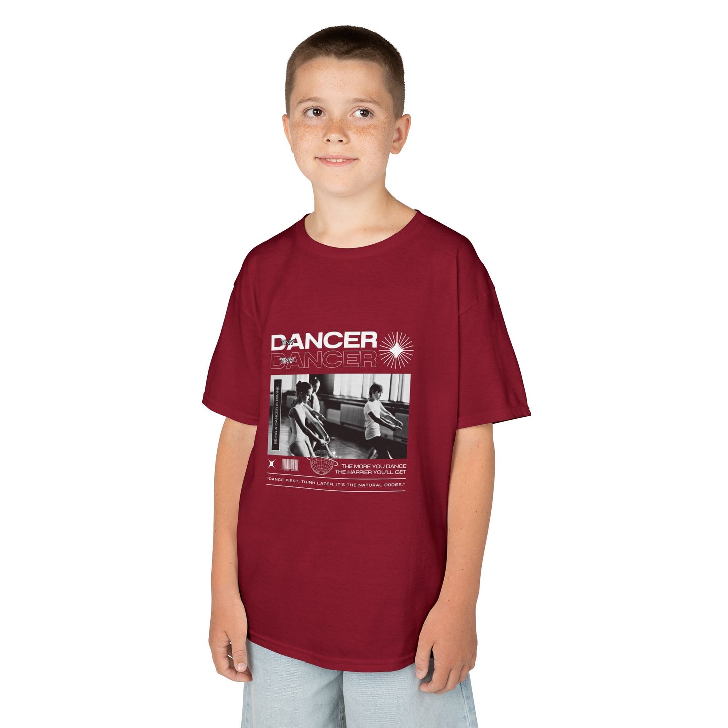 “Dancer” Youth Short Sleeve Tee – Ballet Class Streetwear-Inspired Dance Shirt for Kids