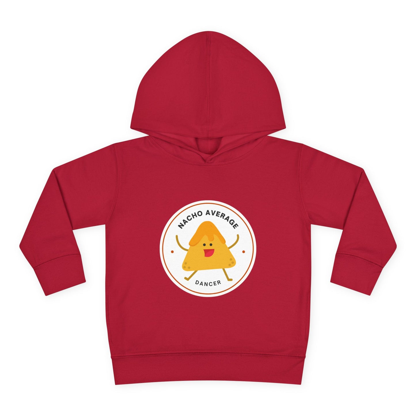 "Nacho Average Dancer" Pullover Fleece Sweatshirt with Cute Nacho Graphic | Funny Dance Gift for Kids - Toddler Dance Hoodie