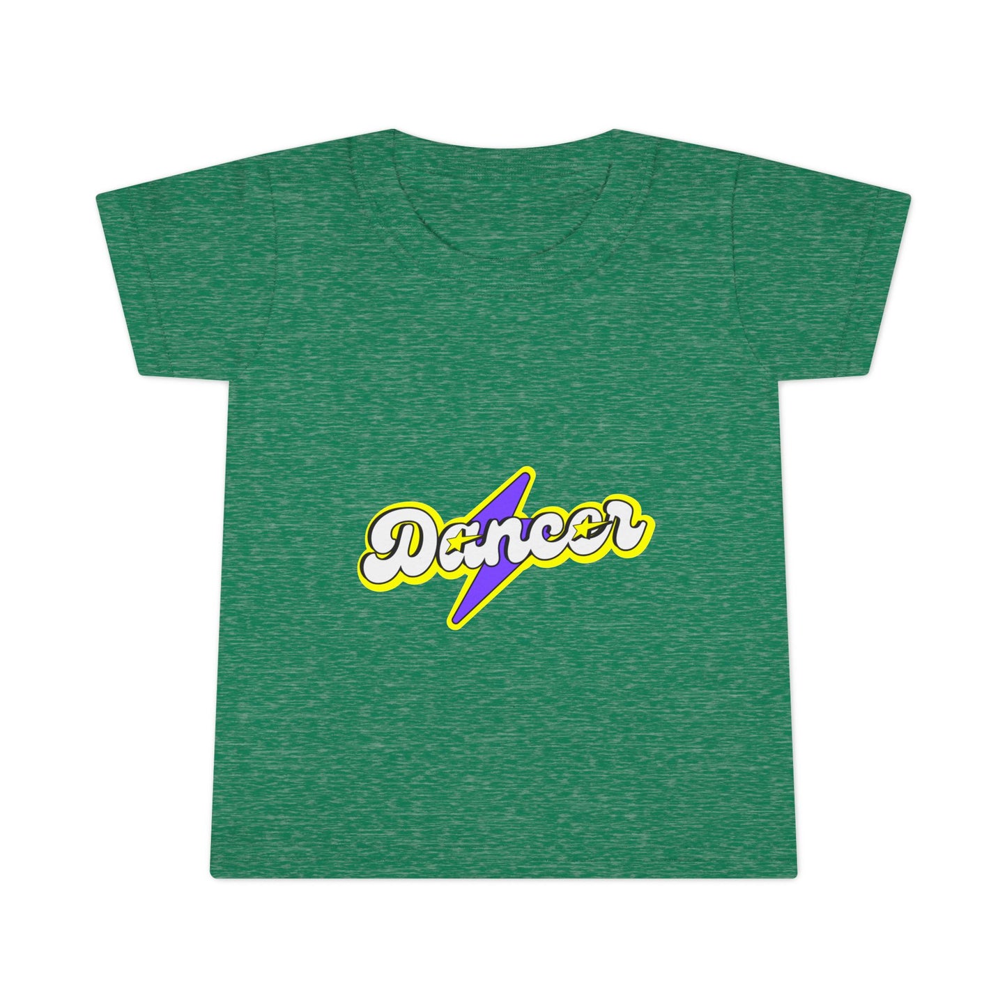 "Dancer" Toddler Dance T-Shirt – Bold Superhero-Inspired Short Sleeve Tee for Kids