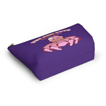 "You Are Tutu Sweet" Accessory Pouch & Makeup Bag – Kawaii Cupcake with Tutu Graphic