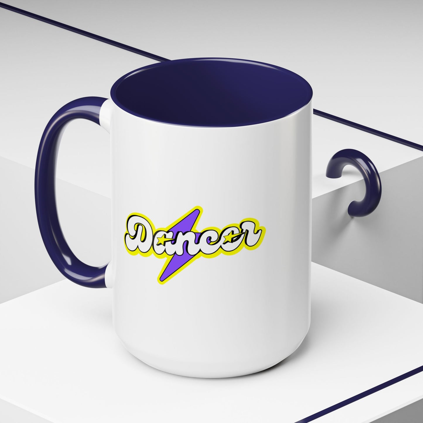 "Dancer" Accent Coffee Mug – Superhero Theme Ceramic Mug for Dancers and Dance Lovers
