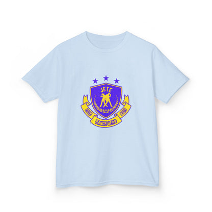 "Jeté Dance Gear" Youth Short Sleeve Tee – Collegiate-Inspired Dancer Graphic Shirt for Kids