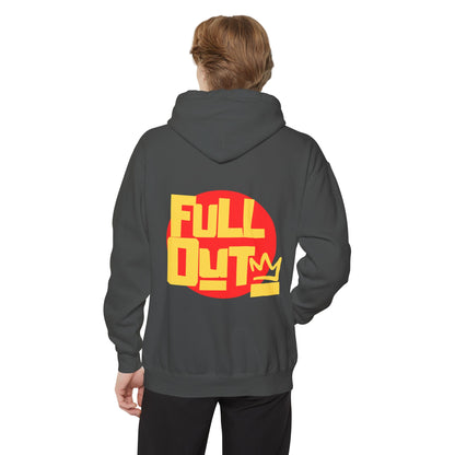 Full Out Premium Collection Dance Hoodie – Unisex Streetwear Crew Pullover with "Full Out" Back Graphic and "Crew" Front Design