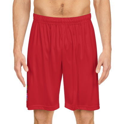 Levels Premium Collection Basketball Shorts – Vibrant Unisex Streetwear Shorts with Dancer Silhouette Graphic