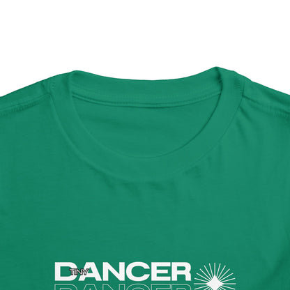 “Tiny Dancer" Toddler Short Sleeve T-Shirt – Streetwear-Inspired Ballet Class Graphic Tee for Kids