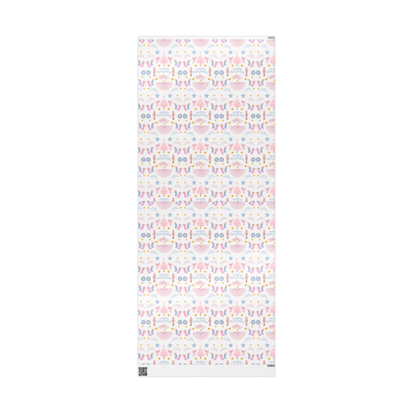 “Merry Christmas” Pastel Wrapping Paper – Elegant Holiday Gift Wrap with Soft Festive Colors, Perfect for Christmas Gifts, Dancers & Holiday Parties