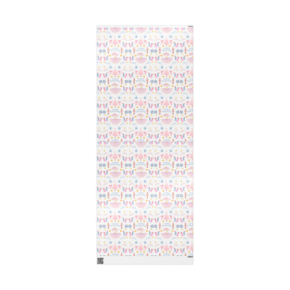“Merry Christmas” Pastel Wrapping Paper – Elegant Holiday Gift Wrap with Soft Festive Colors, Perfect for Christmas Gifts, Dancers & Holiday Parties