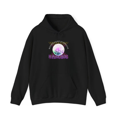 "Boogie, Hustle, Groove - Dancing" Streetwear Dance Graphic – Unisex Heavy Blend™ Hooded Sweatshirt