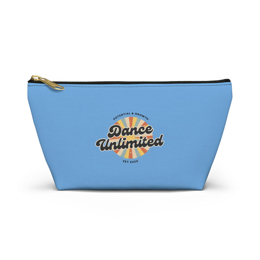 "Dance Unlimited - Potential & Growth" Makeup Bag – Retro Dance Graphic – Inspirational Dance-Themed Zipper Pouch for Cosmetics, Accessories & Gifts