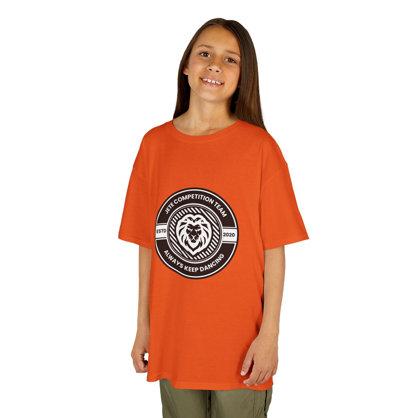 "Jeté Competition Team – Always Keep Dancing" Collegiate Graphic Tee - Youth Dance Team T-Shirt