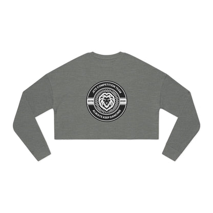 "Jeté Competition Team – Always Keep Dancing" Women’s Cropped Dance Sweatshirt – Collegiate-Inspired Graphic | Stylish Dance Team Apparel for Her