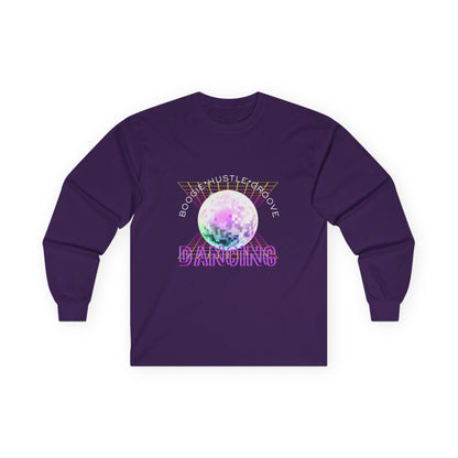 "Boogie, Hustle, Groove - Dancing" Streetwear Dance Graphic – Unisex Long Sleeve Tee