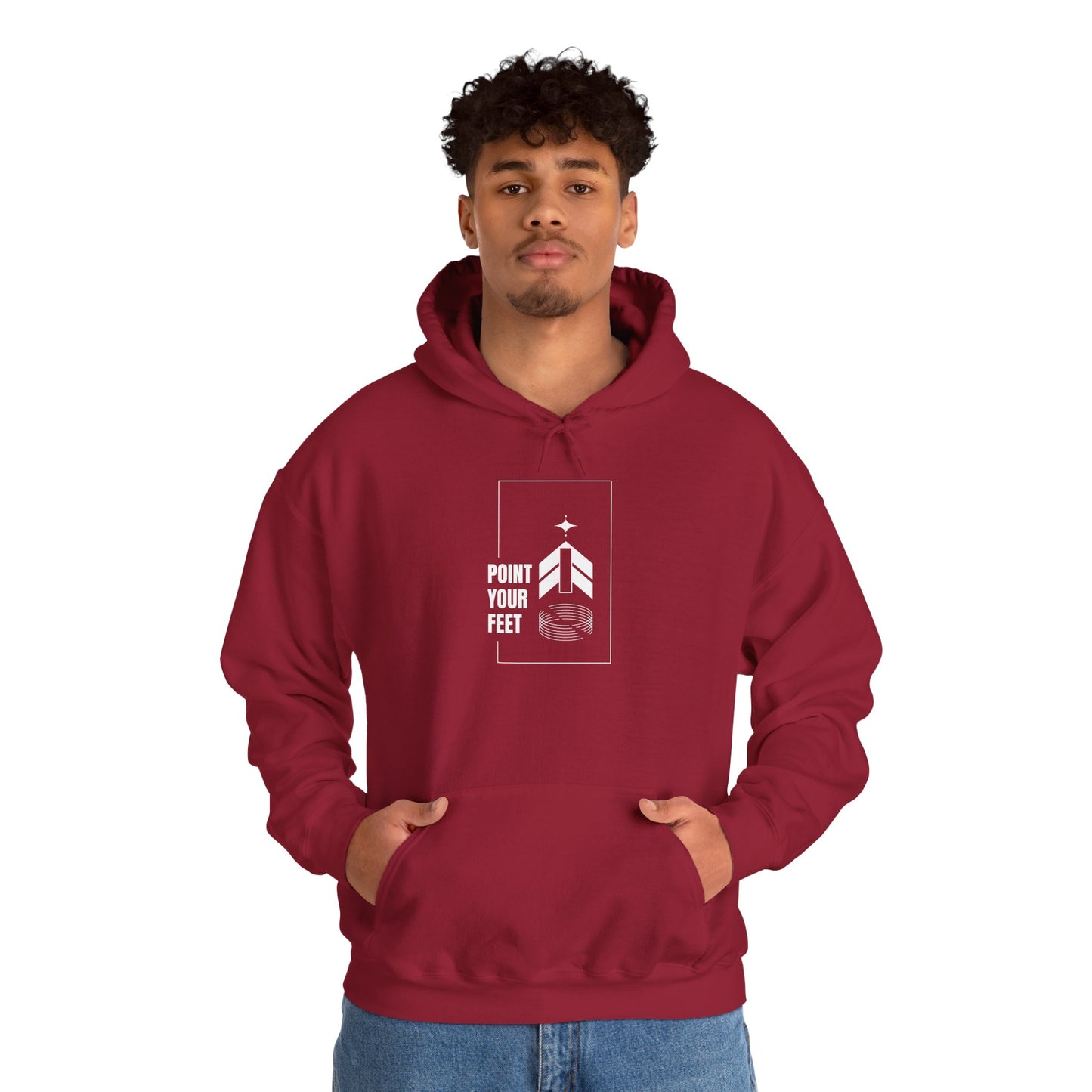 "Point Your Feet" Streetwear Dance Hoodie – Unisex Heavy Blend™ Hooded Sweatshirt for Dancers & Ballet Lovers