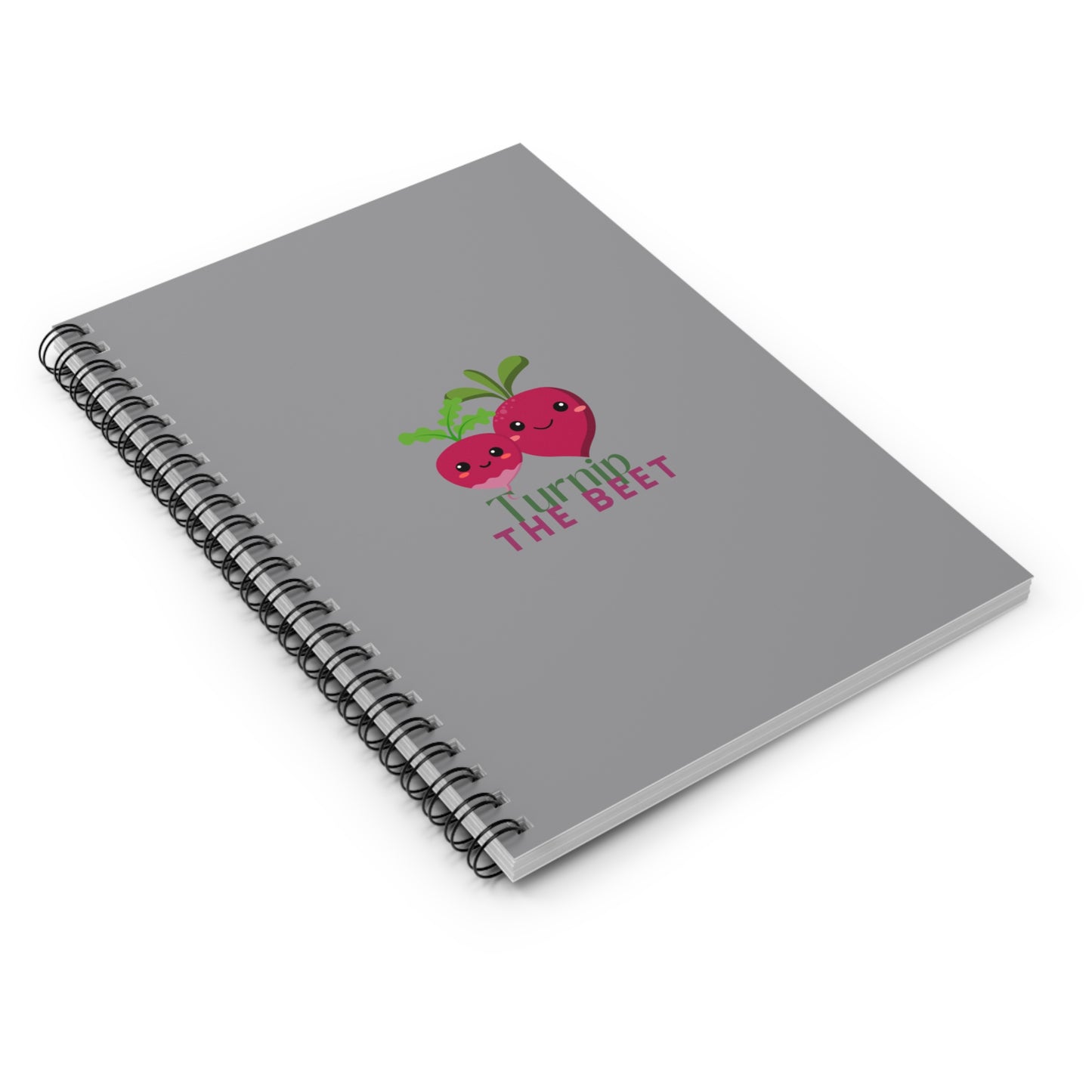 "Turnip the Beet" Spiral Notebook – Cute Veggie Dance Pun Journal for Dancers, Foodies & Pun Lovers