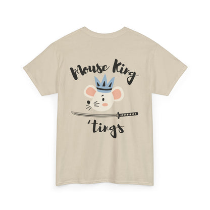 “Mouse King ’Tings” Back Print ADULT T-shirt + “Nutcracker 2025” Front – Unisex Heavy Cotton Tee | Ballet Holiday Dance Apparel