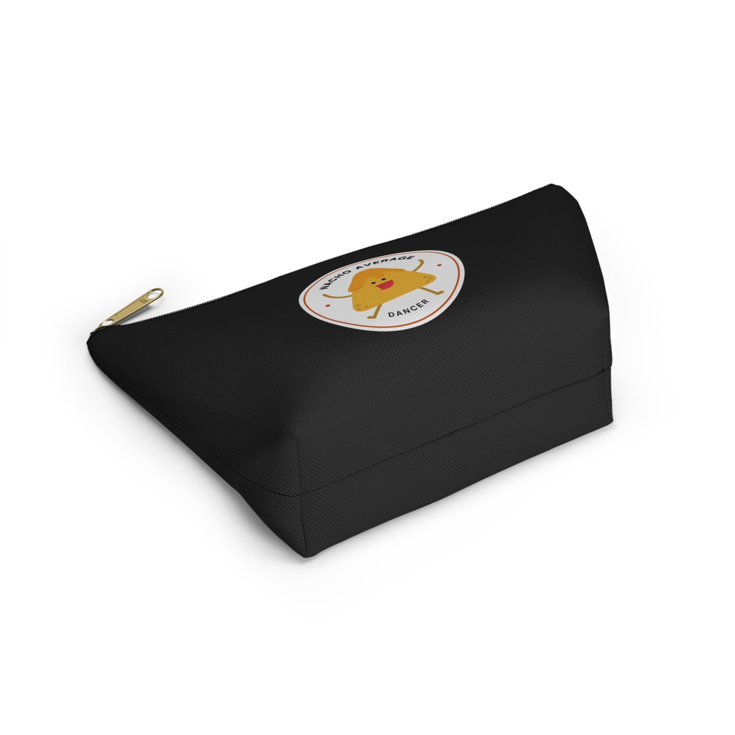 "Nacho Average Dancer" Makeup Bag – Cute Nacho Dance Graphic – Fun Dance-Themed Zipper Pouch for Cosmetics, Accessories & Gifts