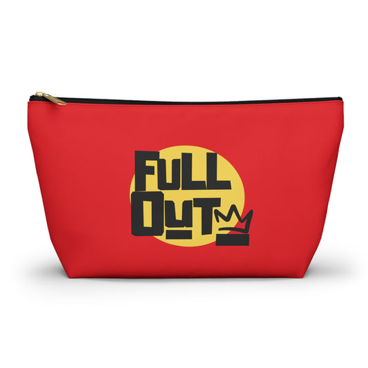 "Full Out" Makeup Bag – Streetwear-Inspired Dance Graphic – Bold Dance-Themed Zipper Pouch for Cosmetics, Accessories & Travel Essentials