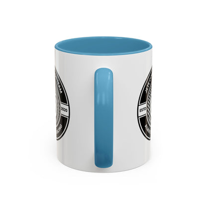 "Jeté Competition Team – Always Keep Dancing" Accent Coffee Mug – Collegiate Style Ceramic Mug for Dancers and Studio Teams