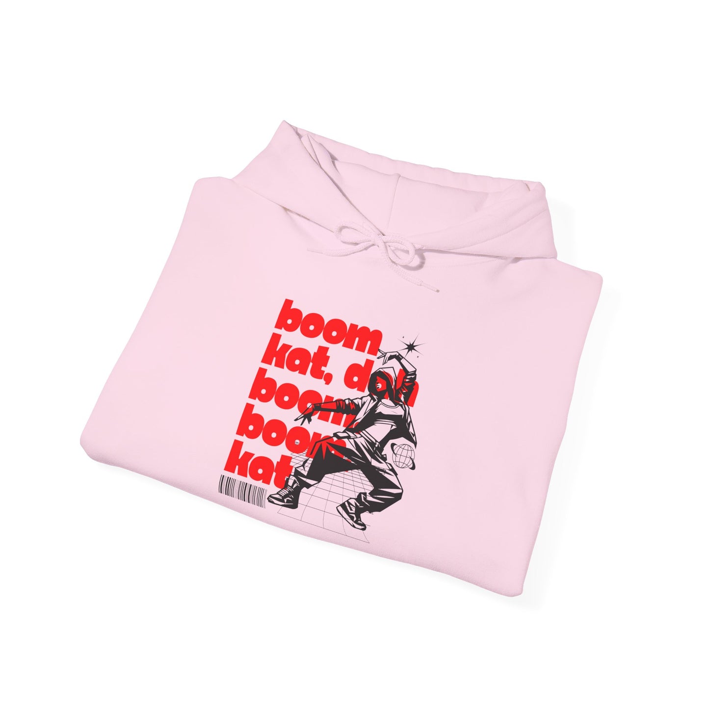 “Boom Kat” Hoodie – Unisex Hooded Sweatshirt with Bold Streetwear-Inspired Dance Graphic